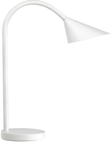 Unilux Sol Lampe de bureau LED 4W 500 Lumens Flexible 45 x 14 cm Blanc
