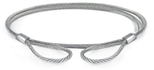 Seiletech.de Stahlseil mit Ösen | Stahl verzinkt | DIN EN 13414-1 | 10 mm | 10 Meter | Schlaufenseil | Drahtseil mit Schlaufen | Hebeseil | Anschlagseil
