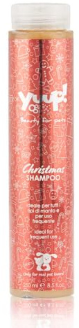 YUUP! - Christmas Shampoo Hunde und Katzen, 250 ml, Hundeshampoo Special Edition mit Duft von Lebkuchen, Butter & Keksen, ideal für alle Felltypen