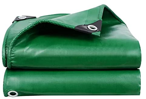 DMCHENGMA Lona de 3Mx3M Resistente al Agua, Resistente, 450g/m², lámina de Lona de PVC Verde, Lonas 100% Impermeables, Multiusos, Fuerte, Cubierta de protección para Exteriores (Size : 1x2m)