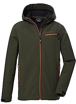 Killtec Pojkar Kow 157 Bys Sftshll jacka softshelljacka med huva/utomhusjacka är vattenavvisande