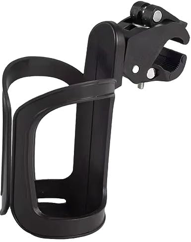Orco Bike Bottle Holder, Black Bicycle Cup Holder 360 Degrees Rotation Cycling Water Bottle Cages; fit Bicycles, Mountain Bikes, Prams and Wheelchair
