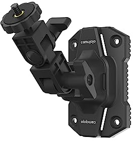 Camojojo M200 Camera Mount, Wildlife & Surveillance Camera Accessory with 360° Adjustable Bracket & Strap, Compatible with ¼-20 Threaded Insert, Up to 3kg Load, Black