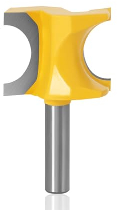 8-Griff-positiver Halbrunder Messer-Kugelfräser, Holzstab-Fräser, Positiver Halbrunder Messer-Holzbearbeitungsfräser,8 * 7/8