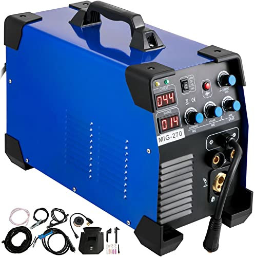 Soldador inversor combinado MIG MMA TIG 3 en 1 270A/250A/200A/160A for reparación de acero y aluminio de hierro(MIG 270A)
