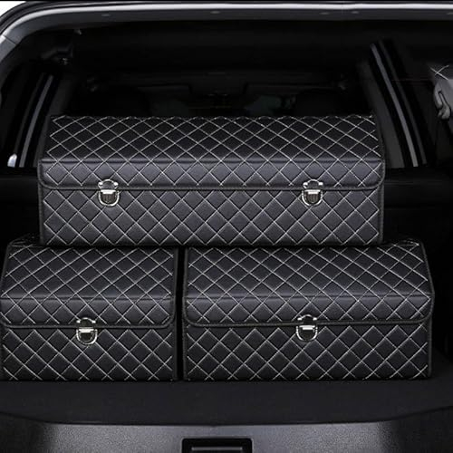 Kofferraum-Organizer für Mercedes Benz S-Class W220 W221 W222 W223 S300 S400 S450 S500, Zusammenklappbarer,mit Fächern, Rutschfester Boden,verstärkt & stabil,Mit Verschlussschnalle