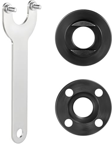 oruola 3 Stück Schleifer Flansch Winkelschlüssel,Winkelschleifer Flansch,Winkelschlüssel Flanschmuttern Kit Set,Kompatibel mit den Meisten Kleinen Winkelschleifern (4.1cm Durchmesser)