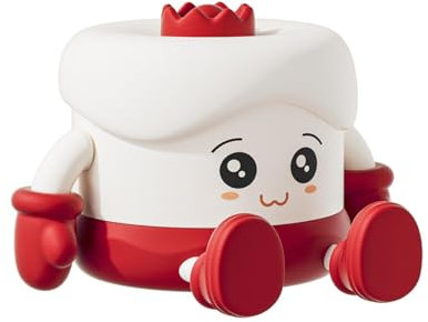 Luce notturna in silicone Pat – Luce notturna per torta | Lampada da notte per torta al cioccolato | Lampada da notte | Lampada da comodino ricaricabile tramite USB per dormitorio universitario,