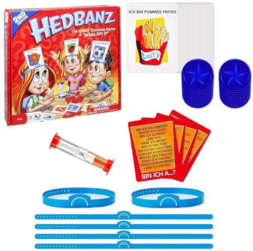 IFHDO Rate Mal Wer Ich Bin Spiel, Spiel Classic Guess Game, Lustiges Ratespiel Brettspiel, Puzzlespiel Kind Interaktives Spielzeug Games, Erraten Spiele für Family Eltern Kinder Party