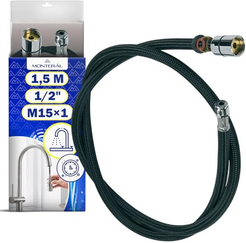 Universal Schlauch für Küchenarmatur 1,5 m Anschlüsse 1/2 M15x1
