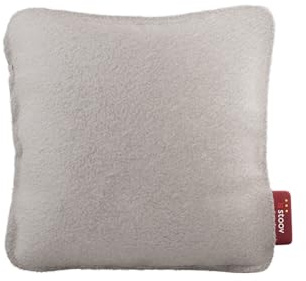 STOOV Ploov³ - Wärmekissen - Drahtlos - Infrarot-Wärmetechnik - Base Batterie mit bis zu 4 Stunden drahtlose Wärme - 45x45 cm - Woolly Off-White