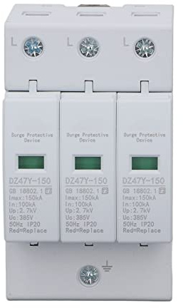Dispositif de Protection de Maison, parafoudre de Tension Ignifuge pour boîte de Distribution 385V (3P)
