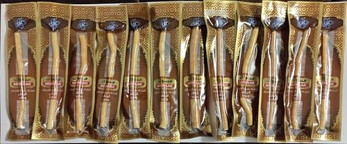 12 Brosses à Dent Végétale au Clou de Girofle, Bâtonnet de Siwak 100% Naturel (boite entière)