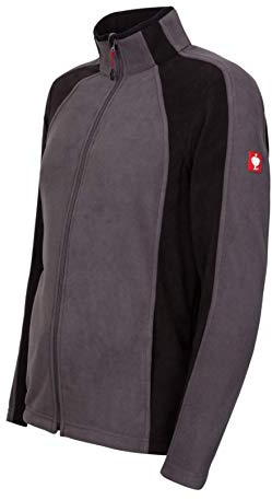 Engelbert Strauss e.s. microflece Jacke dryplexx Micro Weiss/Schwarz/Grau (Grau, M)