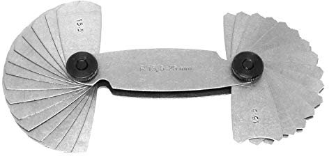 PAULIMOT Radienlehre R15,5 - R25 aus Federstahl