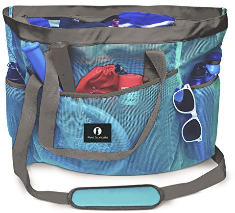 Red Suricata Ra-rso-lamebeba1 Netz-Strandtasche
