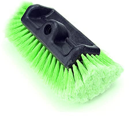 Forgrace 12 Car Wash Brush with Medium Soft Bristle for Auto RV Truck Boat Camper Exterior House Washing Cleaning, Green Plus