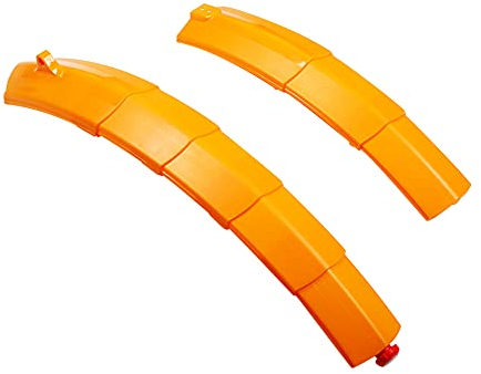 Fahrrad Schutzblech Set, Asudaro Universal Fahrradschutzblech Einstellbar MTB Steckschutzblech Rennrad Vorne Hinten Fahrradschutzblech Fahrrad Kotflügel Steckschutzblech Zubehör,Orange