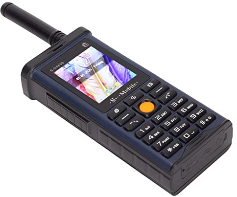 S-G8800 Olåst Senior Mobiltelefon, 2G Retro-telefon med Infällbar Antenn, 4 SIM-kort Stor Knapp Stor Högtalare 2400mAh Kapacitet Mobiltelefon för Senior(marinblå)