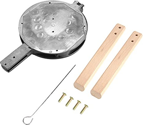 Molde para hornear, herramienta para hacer gofres de placa, burbuja de huevo antiadherente de cocina para uso comercial doméstico, sartén para hacer gofres de inducción antiadherente