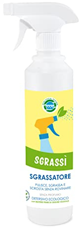Sgrassatore Universale Ecologico 500ml, ecological system- SGRASSI' - Ipoallergenico e Senza Profumazione