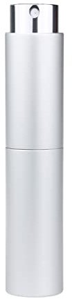 10ml Aluminium Parfum Zerstäuber für Unterwegs | Parfümzerstäuber | Zerstäuber | Parfüm Abfüller | Perfume Atomizer | Parfümzerstäuber Nachfüllbar (10ml, Silber)