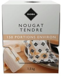 RIOBA Nougat tendre 1.5 kg