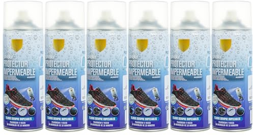 Etrexonline Spray Impermeabilizante para Calzado y Textiles: Protección Avanzada Contra Agua, Barro y Manchas - Barrera Invisible y Transpirable de Secado Rápido - 200ml (6 unidades)