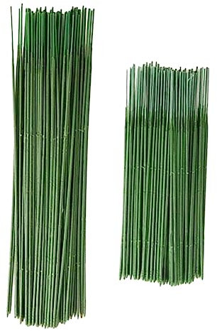STOBOK Blumenstiele 100 Stück Kunststoff-blumenstäbe für Hochzeitssträuße Leicht und Einfach Biegbar Zur Dekoration