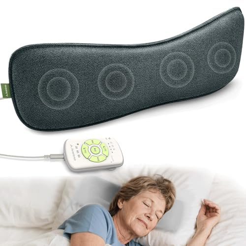 Avantree Slumber 2 – Bluetooth Pillow Speaker with 4 Flat Speakers, Remote & Timer, Built-in White Noise, Soft & Comfortable Design for Side Users, Ideal for Bed Listening, Podcasts & Audiobooks
