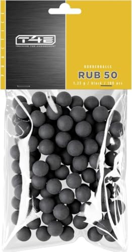 ARMERIAONLINE SINCE 1999 100 bolas bolas de goma compatible con hdr50 calibre 50 negro apaco1,08 gr