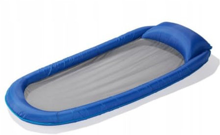 Wasserhängematte Netzkonstruktion ca. L 167,5 x B 79 x H 22,5 cm (Blau)
