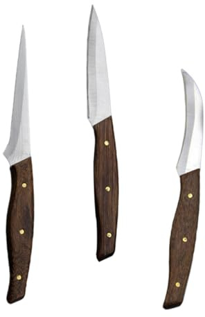 TOBBOMEY Coltelli Intaglio Frutta Acciaio Inossidabile Resistenti e Antiusura per Intaglio Professionale e Decorazione Frutta e Verdura in Cucina