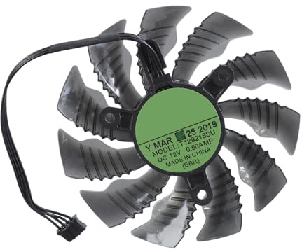 SHOOYIO 1 ventilador VGA de 88 mm para tarjeta gráfica PLA09215S12H de 4 pines y 12 V para GTX1660 RTX2070 2060 ITX OC 6G