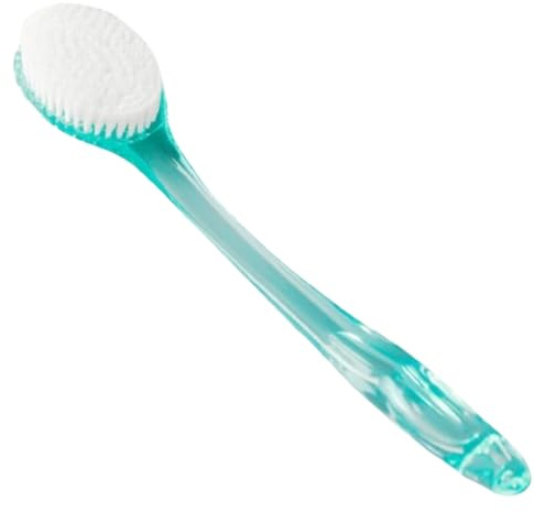 Body Brush Exfoliating Back Scrubber with Long Handle Soft Bristles Shower Brush for Wet and Dry Use Body Cleaning Skin Massage Dry Skin Cellulite Care (1 pc)