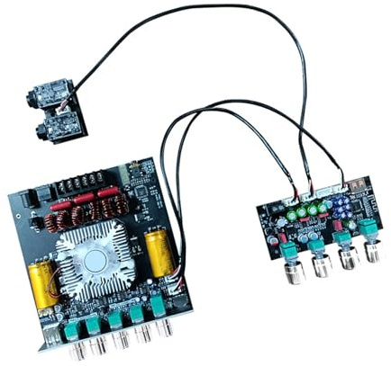 BELOWSYALER 8-36V DSP Karaoke Reverberation Board Front Stage Microphone Preamp Module Circuit Board Replacement Accessories Reverberation Output Preamp Module