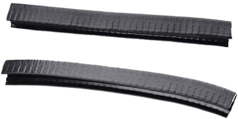 Veemoon Riel de Patineta Resistente al Desgaste Silicona Negro 30 CM, Parachoques Anticolisión para Bordes y Puntas, Funda Protectora para Skate y Patinetas en Ciudad