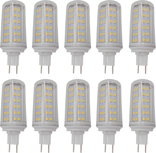 Ampoules LED G8.5, Culot à Deux Broches G8.5, 10 W, 1 000 LM, Intensité Constante (3 000 K, 4 000 K, 6 000 K), sans Scintillement, Non Dimmables, AC 100 V ~ 277 V, 4000k
