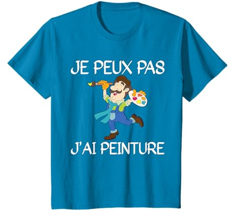 Je Peux Pas J'Ai Peinture Humour Artiste Cadeau De Peintre T-Shirt