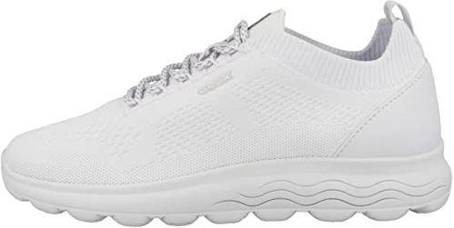 Geox D Spherica A, Zapatillas Mujer, Blanco, 39 EU
