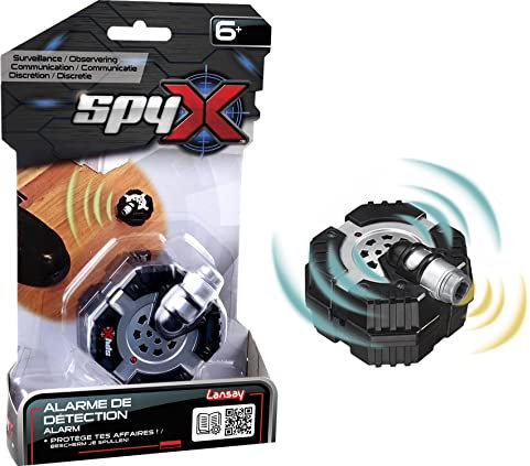 Lansay – Spy X Alarme Espion – Détection de Mouvements et Vibrations – Jouet Espion dès 6 Ans – Accessoires Espion Enfants – Gadget Surveillance – Idée Cadeau Mission Secrète