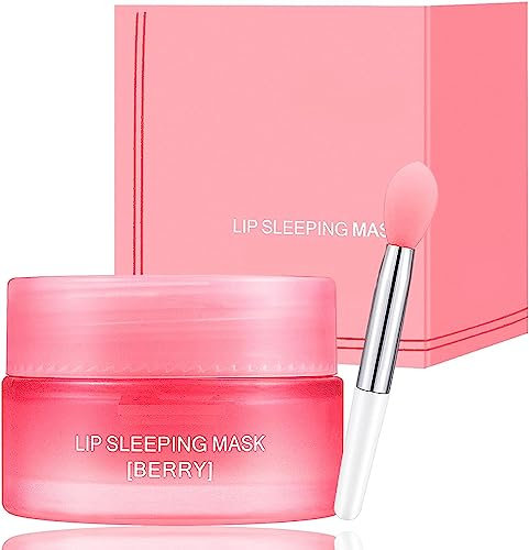 Masque de sommeil pour les lèvres, masque de soin des lèvres, crème de soin des lèvres hydratante, exfoliante, réparation, lèvres sèches et gercées, baume à lèvres pour hydrater les lèvres, 20 g (1