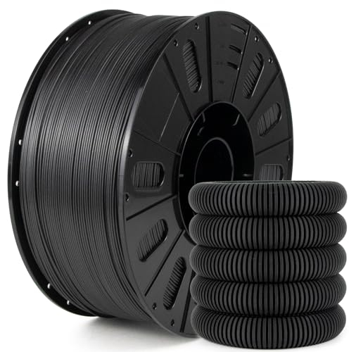 IEMAI PETG CF 3Kg, Schwarz Kohlefaser PETG Filament 1.75mm, 3D Drucker Filament mit 20% Carbon Fibre, Maßgenauigkeit +/- 0,02 mm