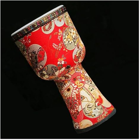 Djembe Trommel Große Handgefertigte 8-Zoll-afrikanische Trommel Für Anfänger Und Erwachsene. Afrikanisches Handtrommelinstrument Ohne Stimmung (Color : A)