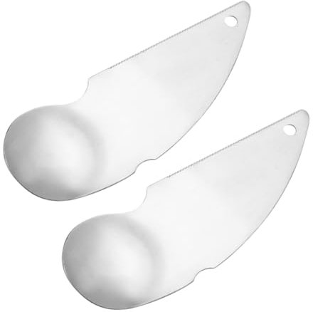 COLLBATH 4 Pezzi Kiwi Taglierina Gadget da Cucina Kiwi Scoop Kiwi Scavare Cucchiaio Kiwi Cucchiaio di Frutta Kiwi Affettatrice Strumento Pelapatate Vegtable Affettatrice Kiwi Pelapatate