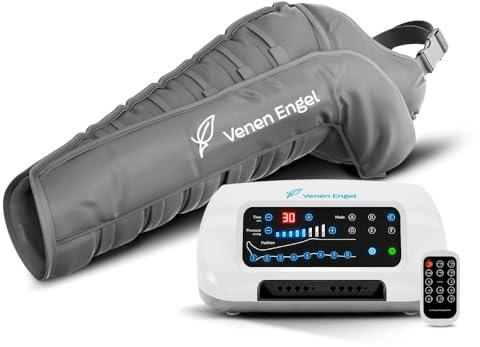 Venen Engel 8 Premium mit Lymph-Flow Arm für den rechten Arm - 8 Luftkammern 6 Massageprogramme fördert die Durchblutung Arme Massagegerät Druckwellen-Massage