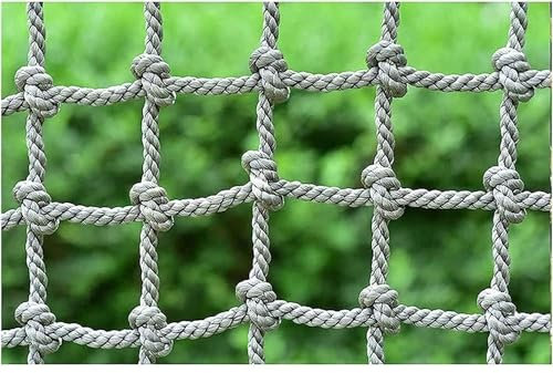 KjoiDWz Playground Rope Net Climbing Net For Kids Climbing Cargo Net Rope Ladder Outdoor Polyamide Safety Net Sturdy And Durable Net Yard Frame Climbing Net, Treehouse Rope Ladder(4*7m(12.12*21.21ft))