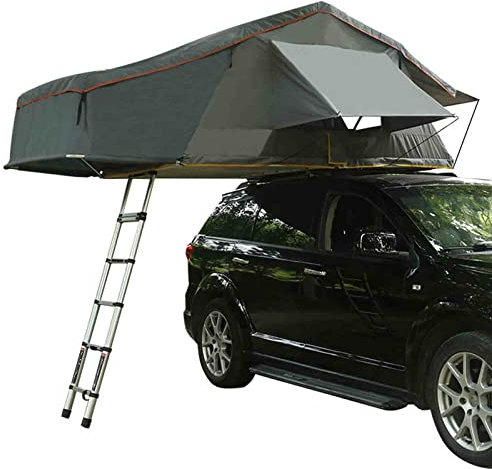 XNXYSMKJ Autodachzelt Outdoor Camping Auto Weiches Dachfirstzelt Wasserdicht und regenfest zusammenklappbar