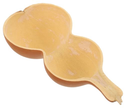 IWOWHERO Mestolo Per Versare Acqua a Forma Di Zucchetto Cucchiaio Per Sauna e Bagno Pratico Mestolo Per Acqua Per Bagno Design Mezza Zucchetto Materiale Naturale e Durevole Leggero e Portat