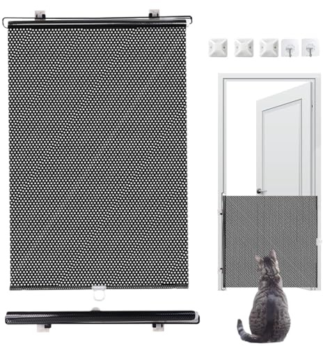 Gupcaqosjw Vista de Perros, de Seguridad para Cachorros | Barreras de Perros Interiores retráctiles | Suministros de Mascotas portátiles, de Animales Multifuncional para Puertas, escaleras, balcón